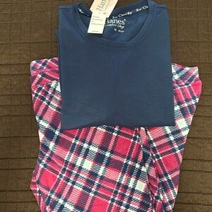 Hanes ladies pajama set size medium